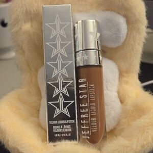 Jeffree Star Velour Liquid Lipstick — Warm Brown" FINALLY "